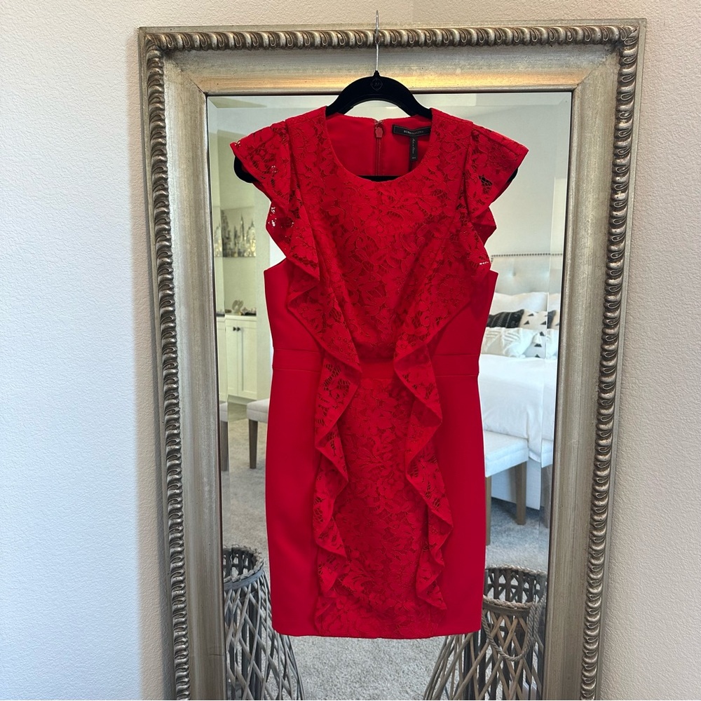 Red BCBGMaxAzria Dress - Size 4
NWT